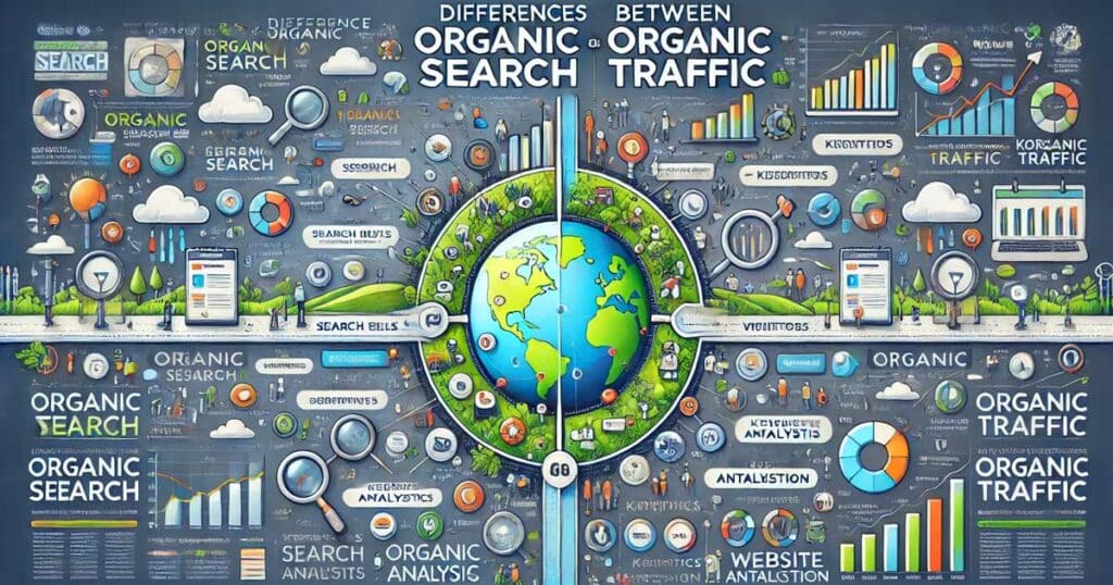 digerente tra ricerca organica e traffico organico