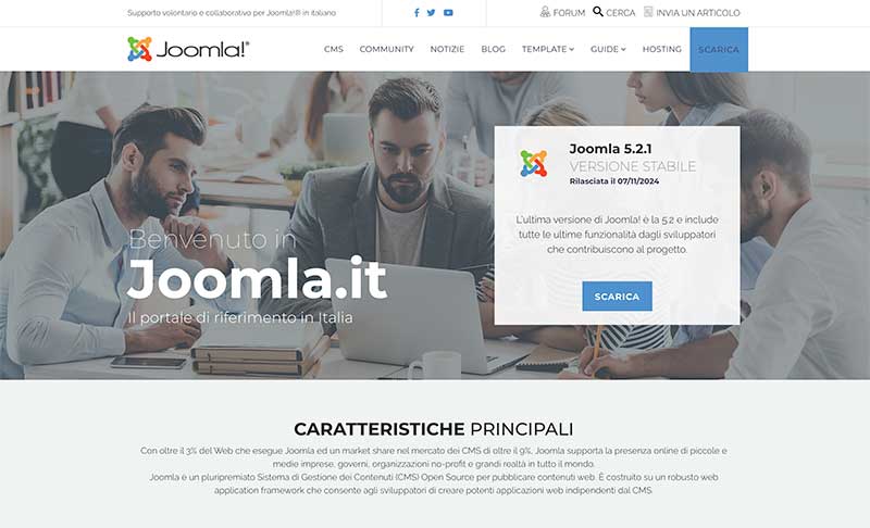 soluzioni cms per aziende 2025 : joomla